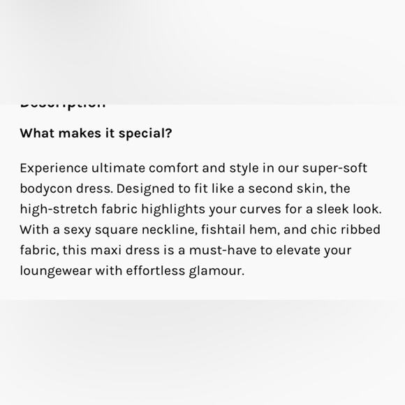 Inlyric Red Long Sleeve Ribbed Dress Loungewear Sz XS - Picture 4 of 8